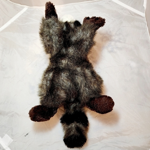 Vintage MJC Purr-Fection 1988 Realistic Racoon Plush Stuffed Animal 16" Soft Toy - Picture 7 of 11